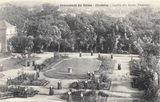 Jardin des Soeurs Professes du couvent des Oblates