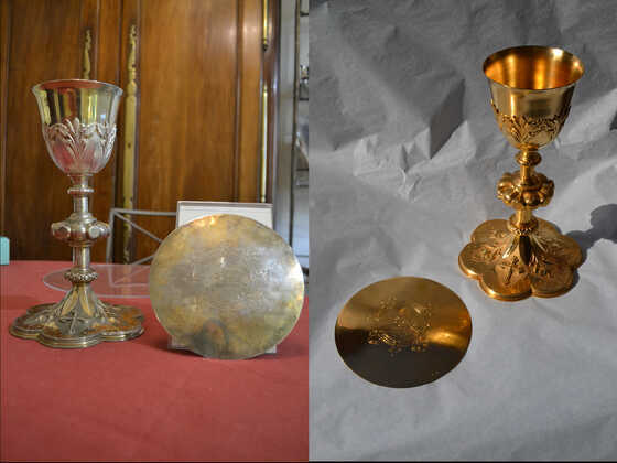 Objets d'orfèvrerie de la basilique Saint Donatien et Saint Rogatien