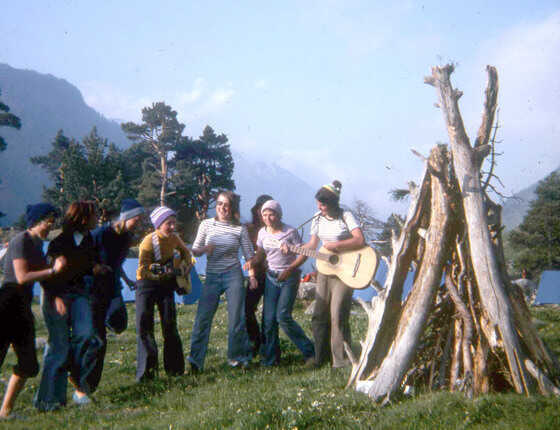 Photographie souvenir de colonie