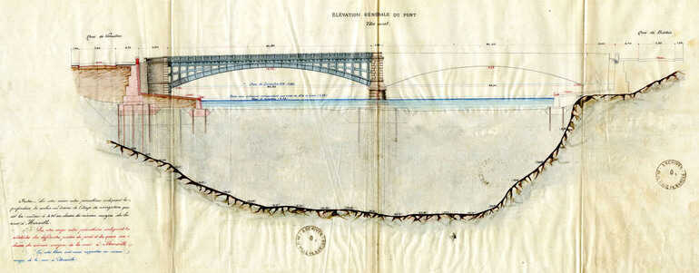 Élévation générale du pont