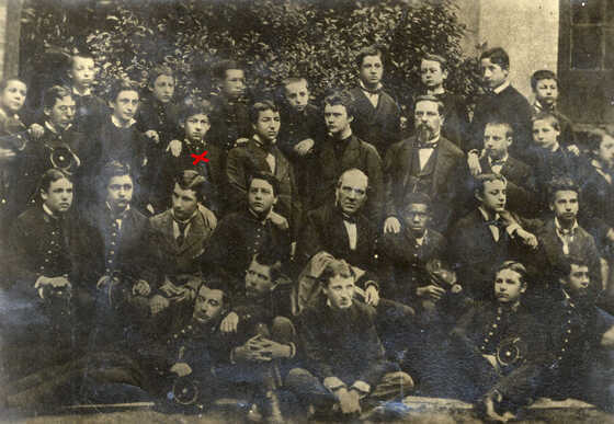 Classe du Lycée de Nantes en 1877