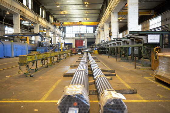 Intérieur d'un atelier de l'entreprise GEA Batignolles Technologies Thermiques