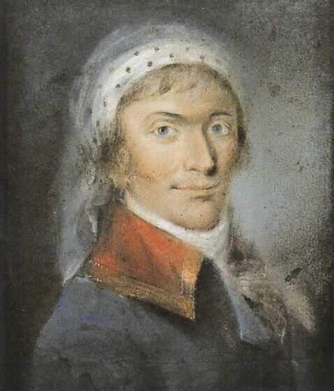 Portrait de François Athanase Charette de La Contrie réalisé de son vivant entre 1793 et 1796
