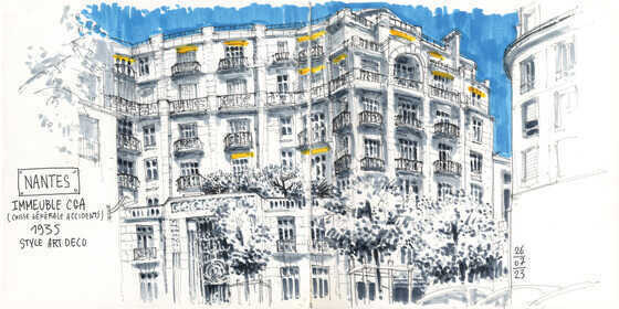 Immeuble CGA dessiné par Josse Proof