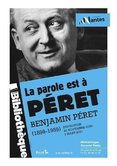 Affiche de l'exposition <i> La parole est à Péret </i>