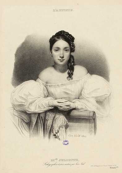 Portrait de Mademoiselle Juliette Drouet par Léon Noel