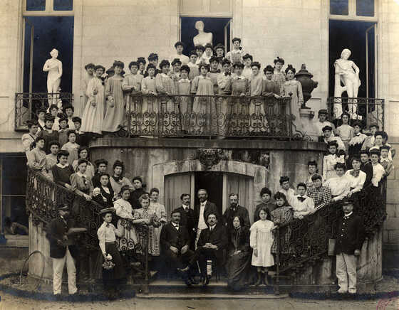 Elèves et professeurs de l’école des Beaux-Arts 