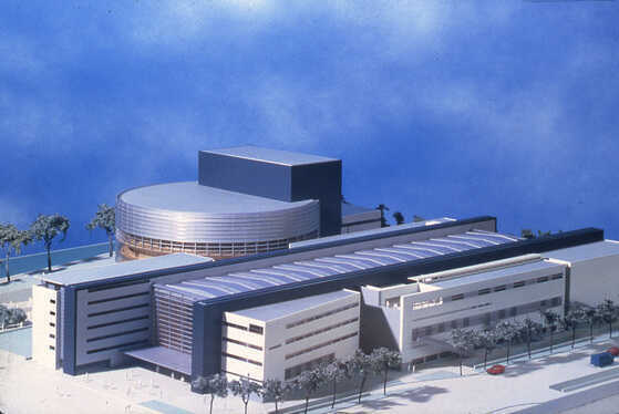 Maquette de la Cité des Congrès de Nantes