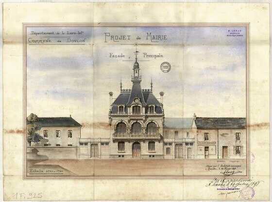 Projet de façade Mairie de Doulon