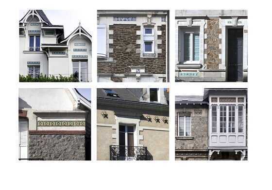 Exemples d’intégration d’ornements en céramiques dans les plans de façade