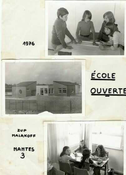 Couverture d’un rapport sur l’école Ange Guépin