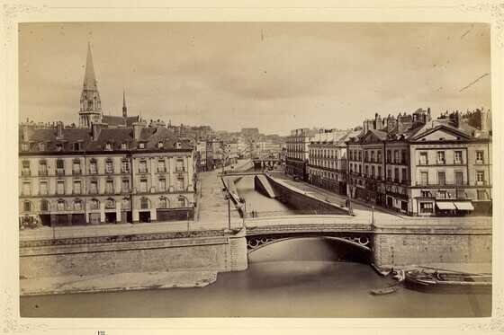 Le pont de l’Erdre, vers 1878