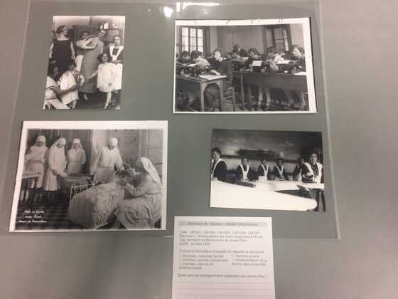 Projet pédagogique “matrimoine”, service éducatif des archives de Nantes