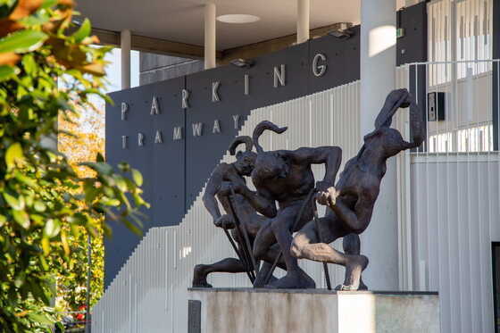 Sculptures du parking relais de Recteur-Schmitt