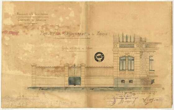 Projet de dégagement de la mairie de Doulon