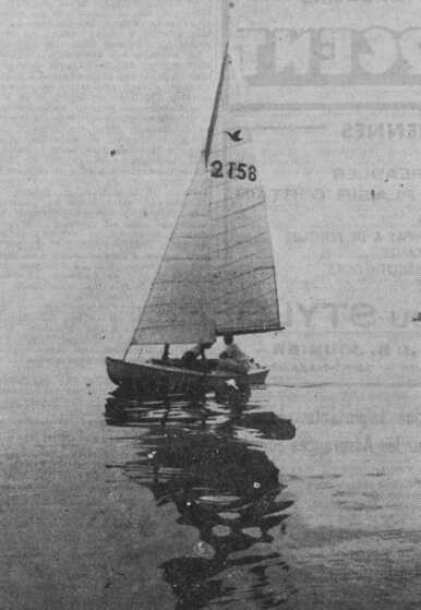 Un Snipe du Sport nautique de Saint-Nazaire
