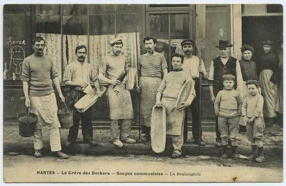 Boulangerie des soupes communistes durant la grève des dockers de mars-avril 1907