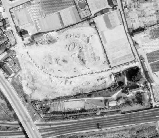 Vue aérienne du Petit Blottereau et de son lotissement