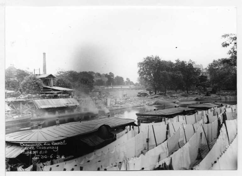 Les bateaux-lavoirs sur les bords de l'Erdre