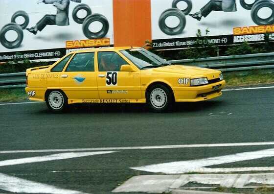 Vue de la R21 Turbo de Marcel Grué en 1989