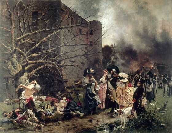 « Le Massacre de Machecoul », François Flameng (1884)