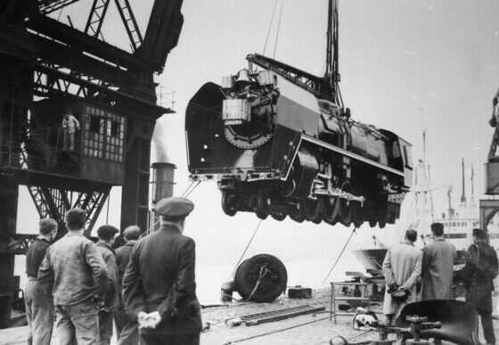 Locomotive construite à l'usine des Batignolles