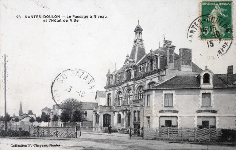 Barrières du passage à niveau, fin du 19e siècle