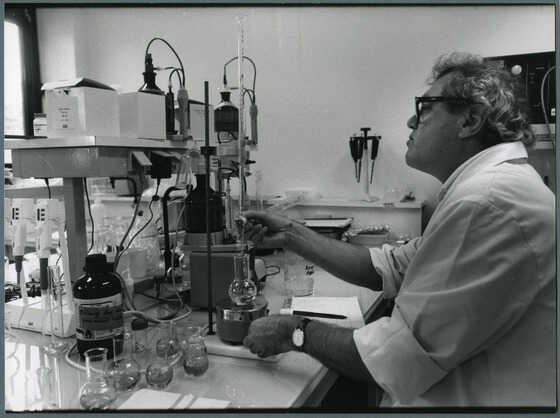Un laboratoire d’Ifremer, à Nantes, le 11 octobre 1993.
