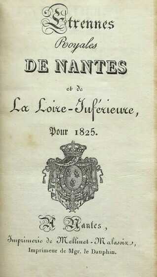 « Étrennes » royales de Nantes et de Loire-Inférieure