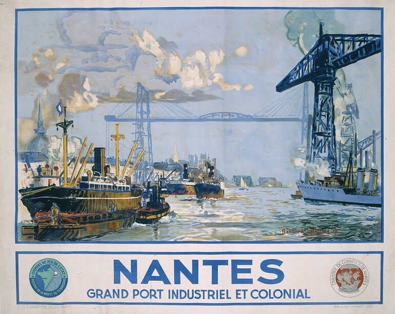 Affiche, <i>Nantes, grand port industriel et colonial</i>