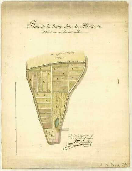 Plan de la tenue dite de Miséricorde