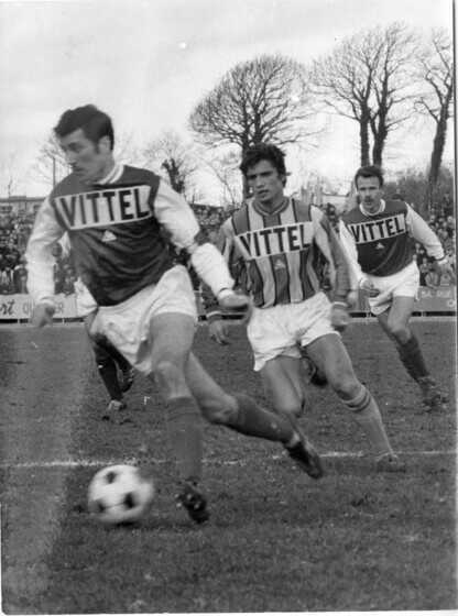Roger Lemerre et Henri Michel contre le Racing Club Paris-Sedan pendant la saison 1968-1969