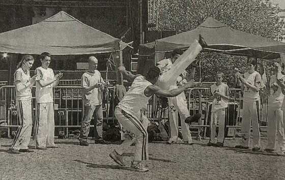 Démonstration de capoeira, 10 mai 2006