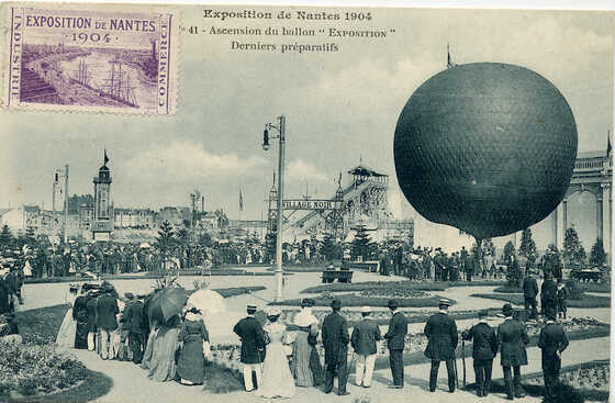 Ascension du ballon « L’Exposition »