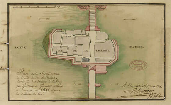 Fortification de l'île de la Saulzaie
