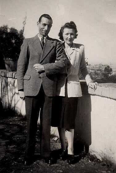 Jean Chabot avec son épouse Marie Gervier