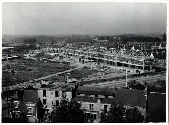 Groupe scolaire des Marsauderies en construction