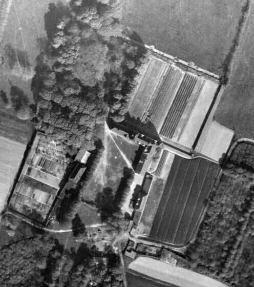 Vue aérienne de la Colinière