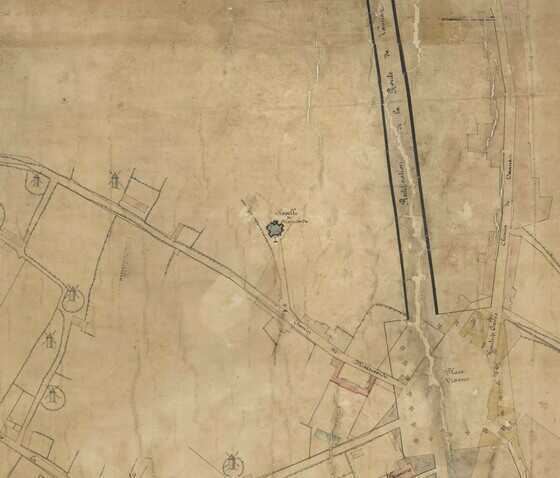 Carte de localisation de la chapelle de Miséricorde