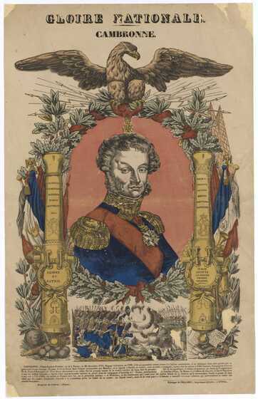 Image d’Épinal représentant Pierre Cambronne