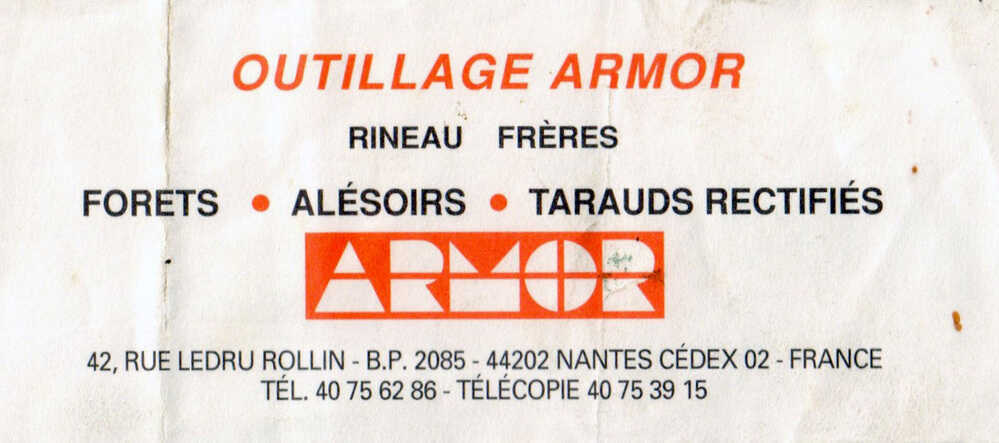 Petit outillage pour ateliers et mécanique automobile - Armor