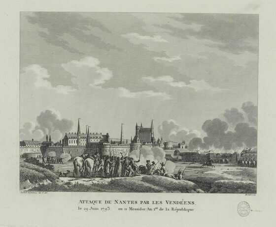 Attaque de Nantes par les Vendéens