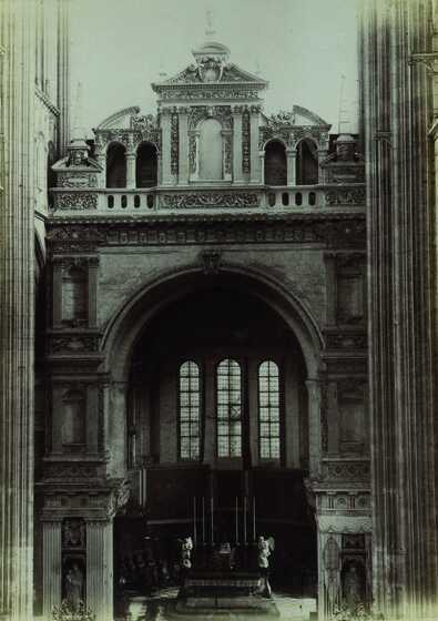 Jubet de la cathédrale aujourd'hui démoli