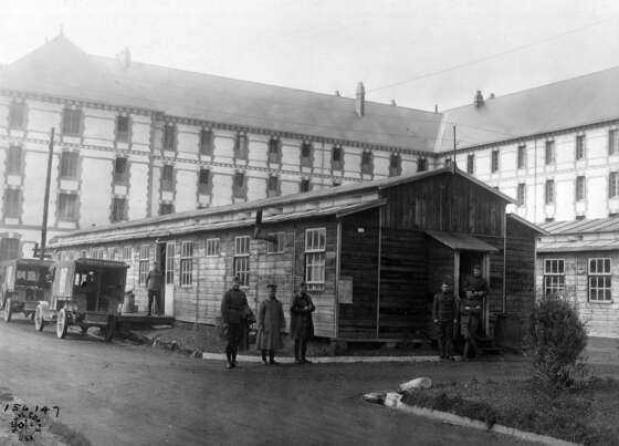 Hôpital militaire américian installé au Grand Séminaire de Nantes