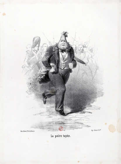 Caricature de Louis-Philippe