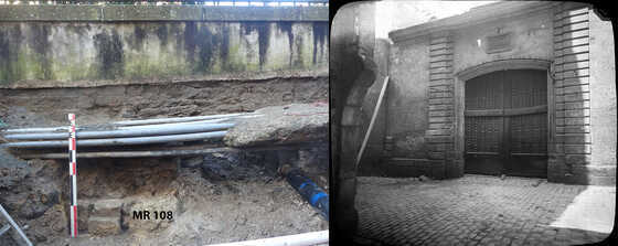 Maçonnerie du mur de clôture de l'Hôtel de Rosmadec