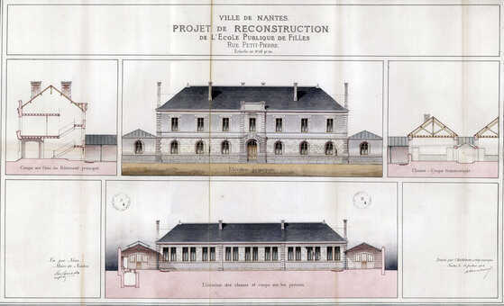Projet de reconstruction de l’école de filles Prairie d'Aval