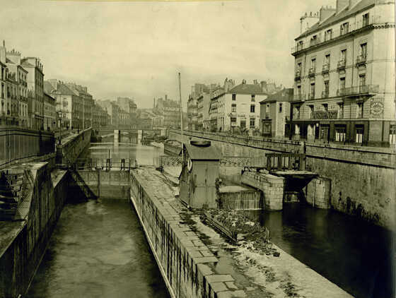 Première écluse du canal de Nantes à Brest