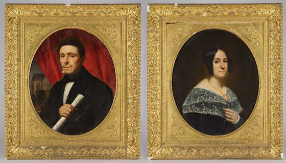 Portraits de Jean-Pierre Garreau et Marie-Michelle Garreau (née Maillet)
