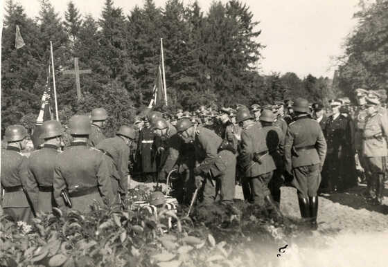 Obsèques du Feldkommandant Karl Hotz, le 24 octobre 1941